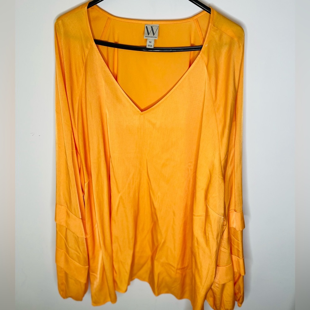 NWOT WORTHINGTON BLOUSE ORANGE